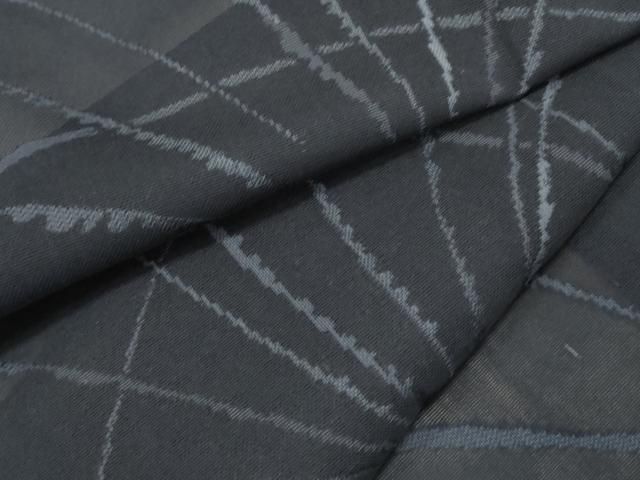 平和屋着物＊夏物 小紋 紗 草葉文 正絹 逸品 DAAT6231op