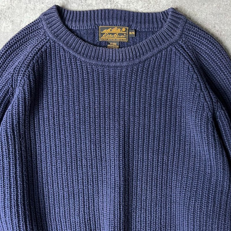 70s〜80s Eddie Bauer ネイビー ニットセーター Eddie Bauer （エディー・バウアー）公式オンライン通販サイト