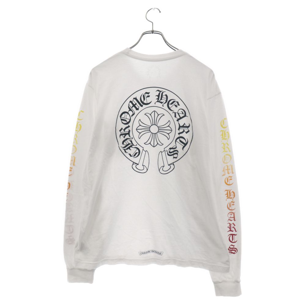CHROME HEARTS (クロムハーツ) Neck Logo L/S Tee ネックロゴ CHROME HEARTS (クロムハーツ) Neck Logo L/S Tee ネックロゴ