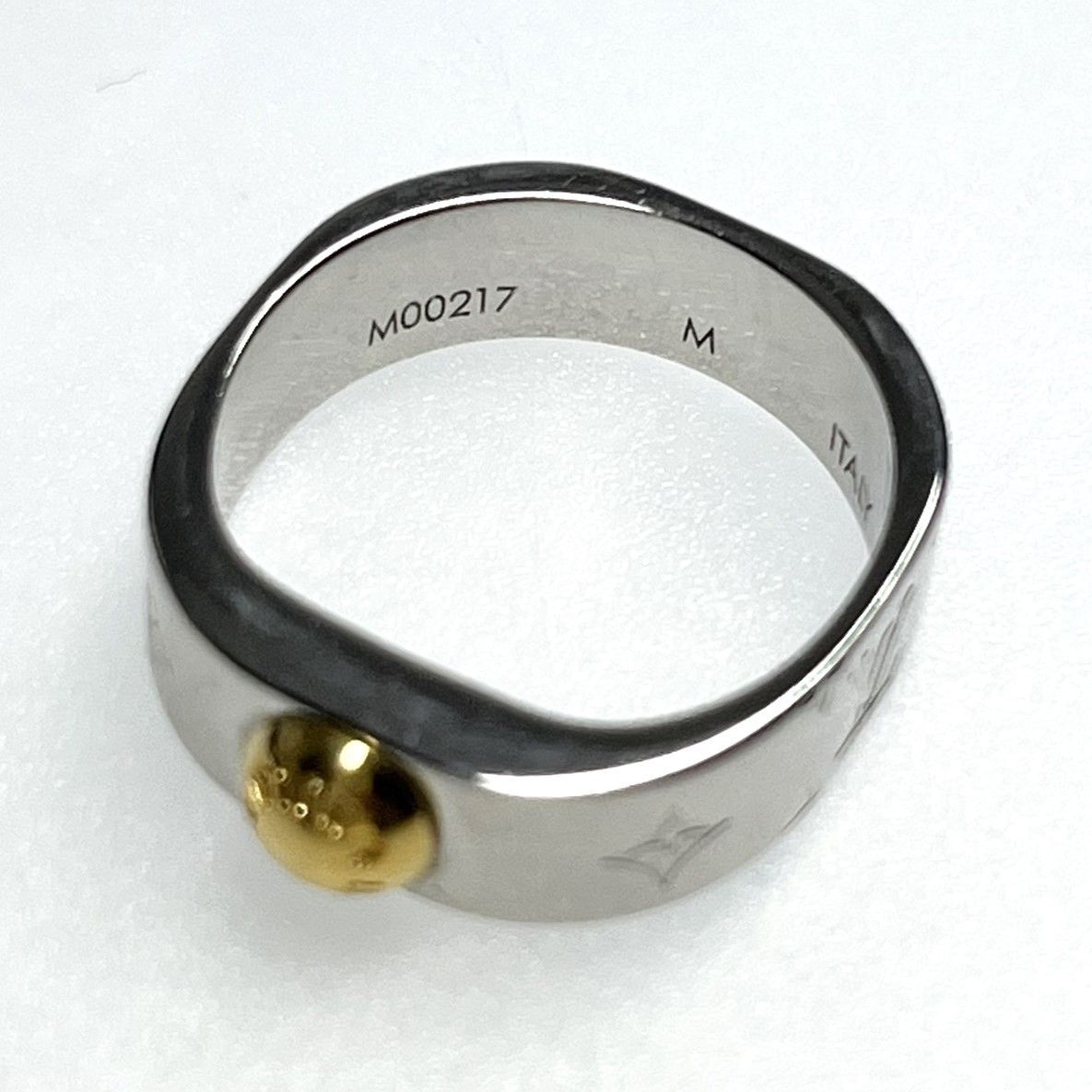 値下げ！LouisVuitton ルイ・ヴィトン バーグ ナノグラム リング