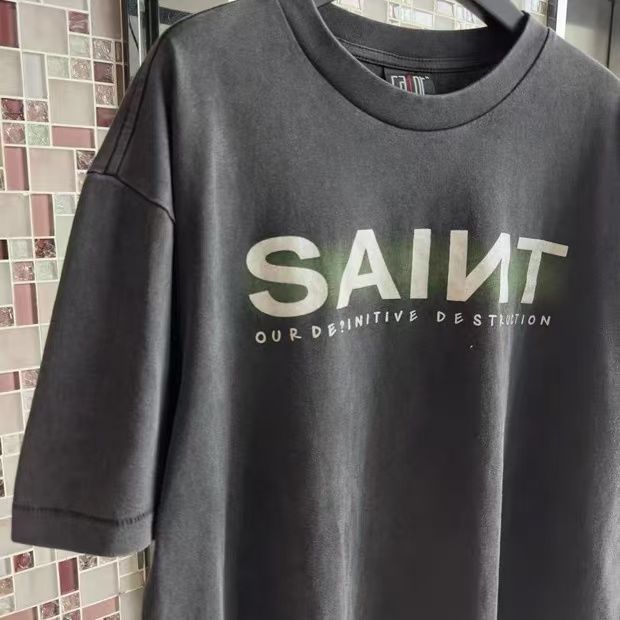 Michael◆SAINTロゴ 半袖クルーネックTシャツ