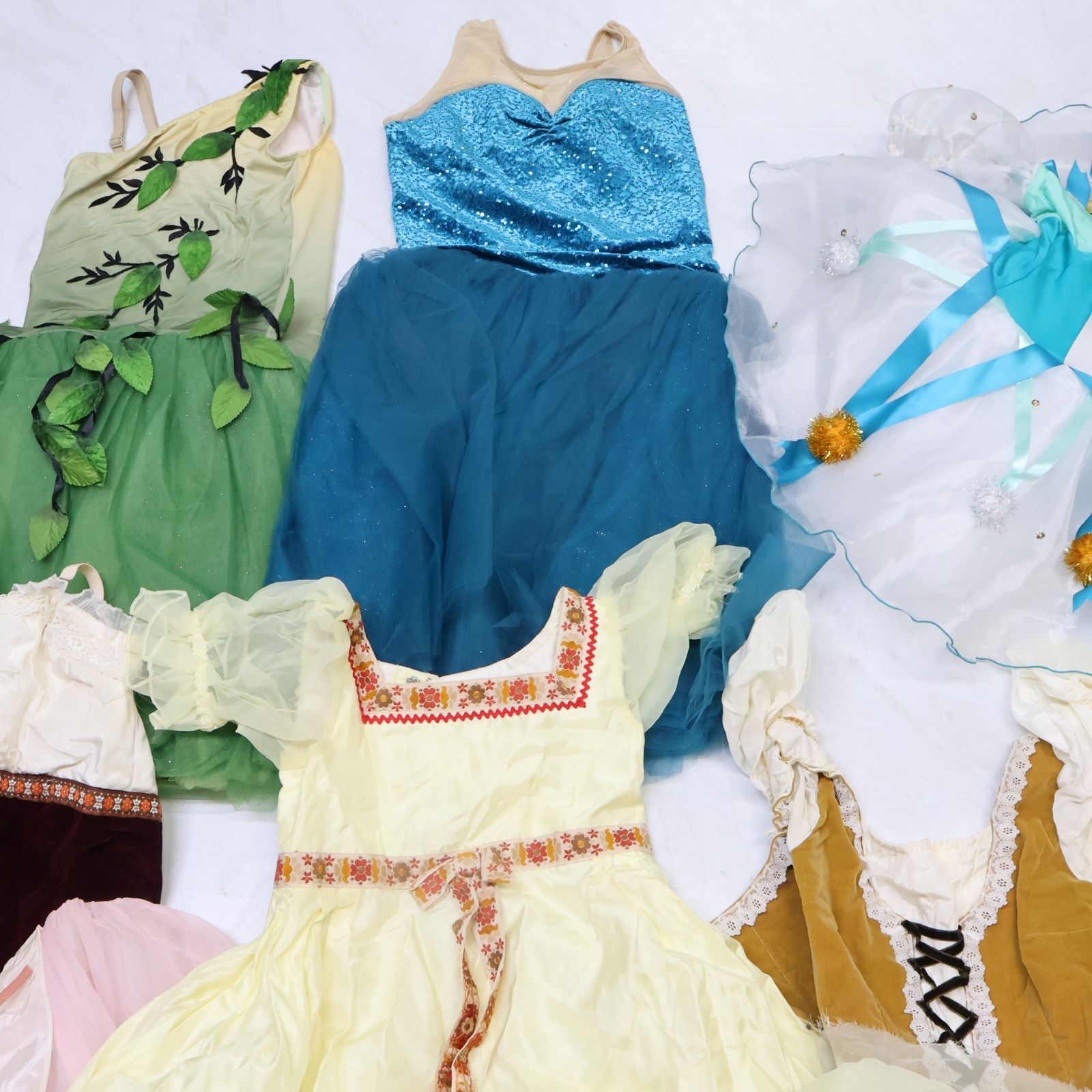 【バレエ衣装 豪華まとめ売り】全13点 チュチュ ロマンティックチュチュ バレエ衣装 まとめ売り】全13点セット チュチュ ロマンティック