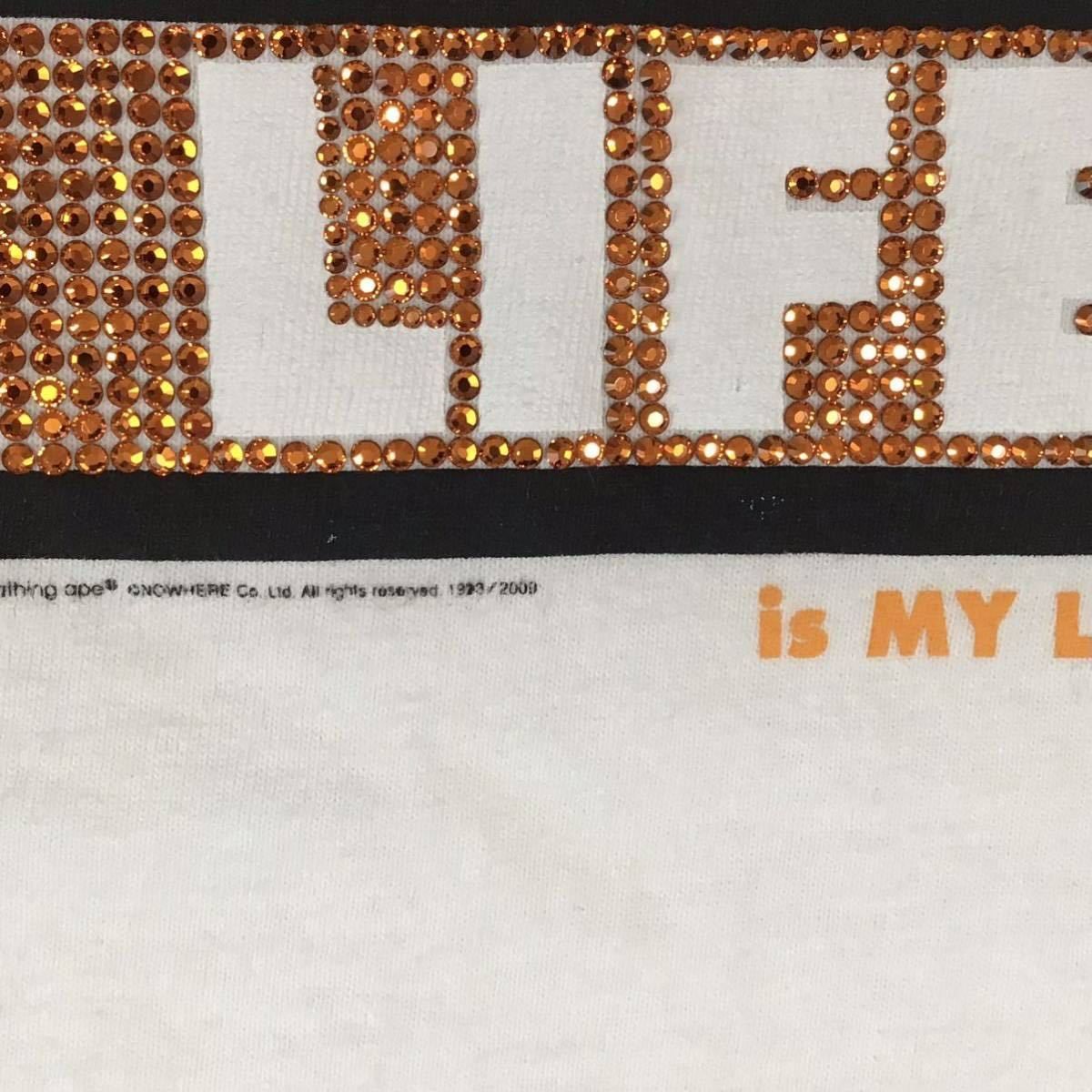 ☆ムック限定☆ XL スワロフスキー マイロ Tシャツ ラインストーン a
