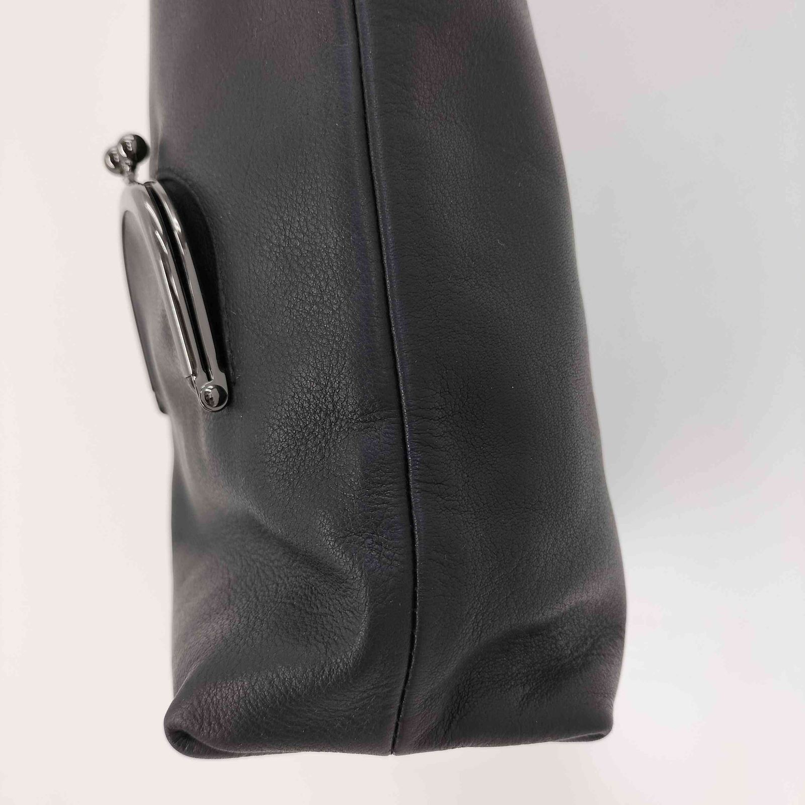 ディスコードヨウジヤマモト discord Yohji Yamamoto 23SS CLASP TOTE (S) クラスプ レザー トートバッグ  メンズ 表記無