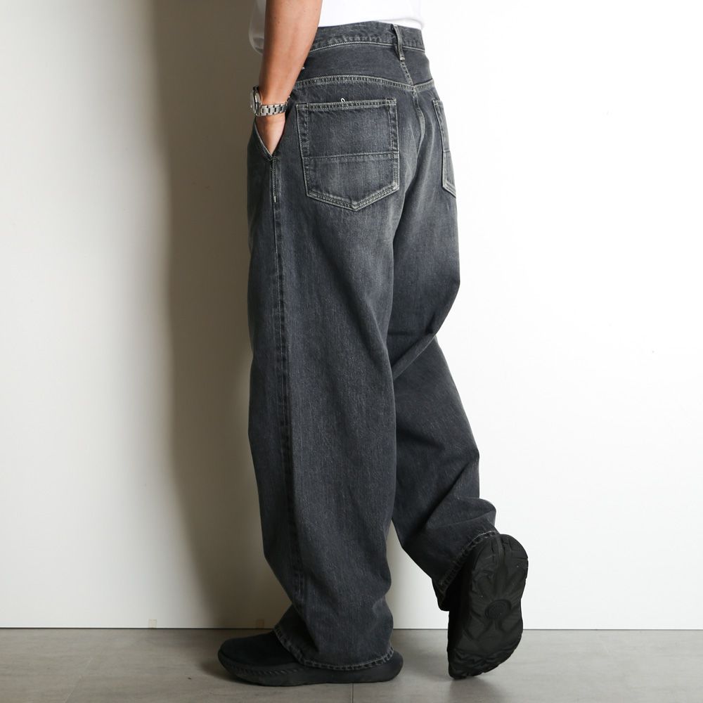 superNova. / Selvedge wide jeans Mサイズ superNova. Wide selvedge jeans - Old vintage wash / Light
