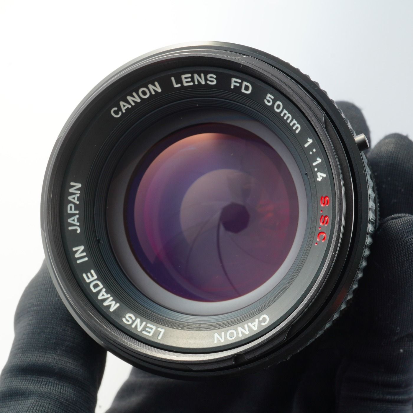 Canon New FD 50mm 単焦点レンズ　【ジャンク品】 ジャンク】 Canon キヤノン FD 50mm f/1.4 s.s.c. 単焦点レンズ