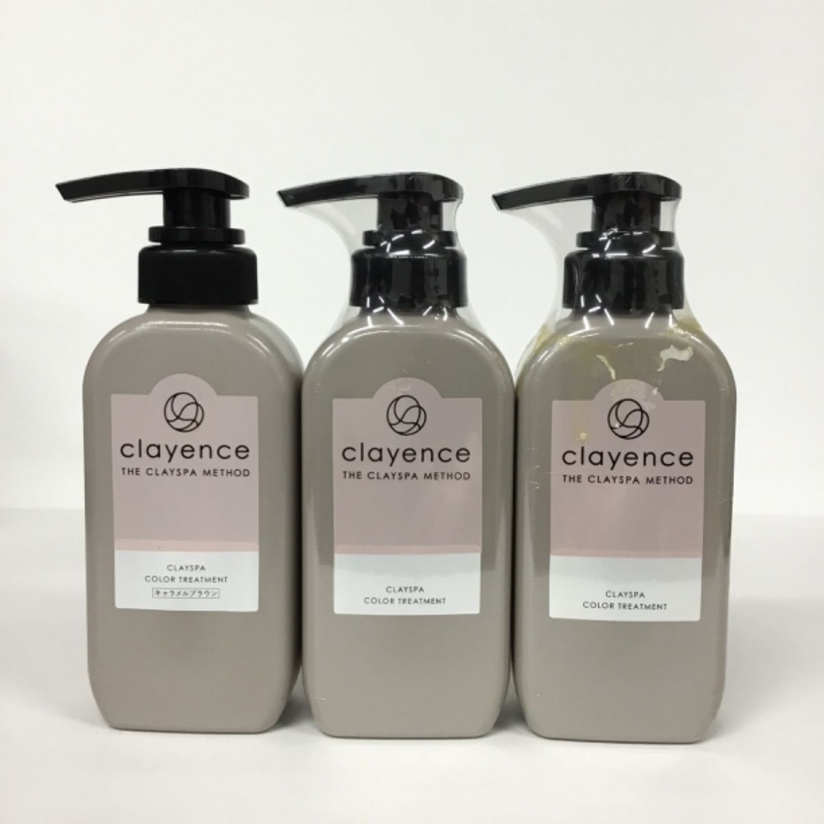 P361 clayence クレイエンス クレイスパ トリートメント キャラメルブラウン ヘアートリートメント 染毛料 235g×3個セット