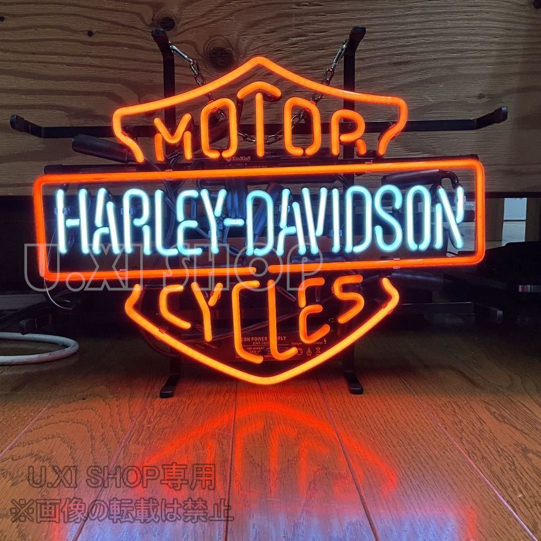 新品 ハーレーダビッドソン HARLEY-DAVIDSON ネオンサイン 室内装飾 プレゼント ネオン管 ノベルティ - メルカリ