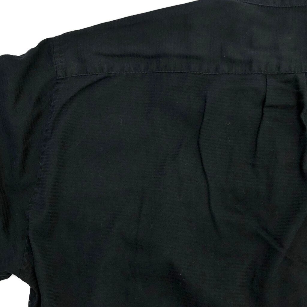90s PERRY ELLIS シルク オープンカラー シャツ 希少 ブラック perry ellis 100％シルク 半袖シャツ オーバーサイズ 90s 黒