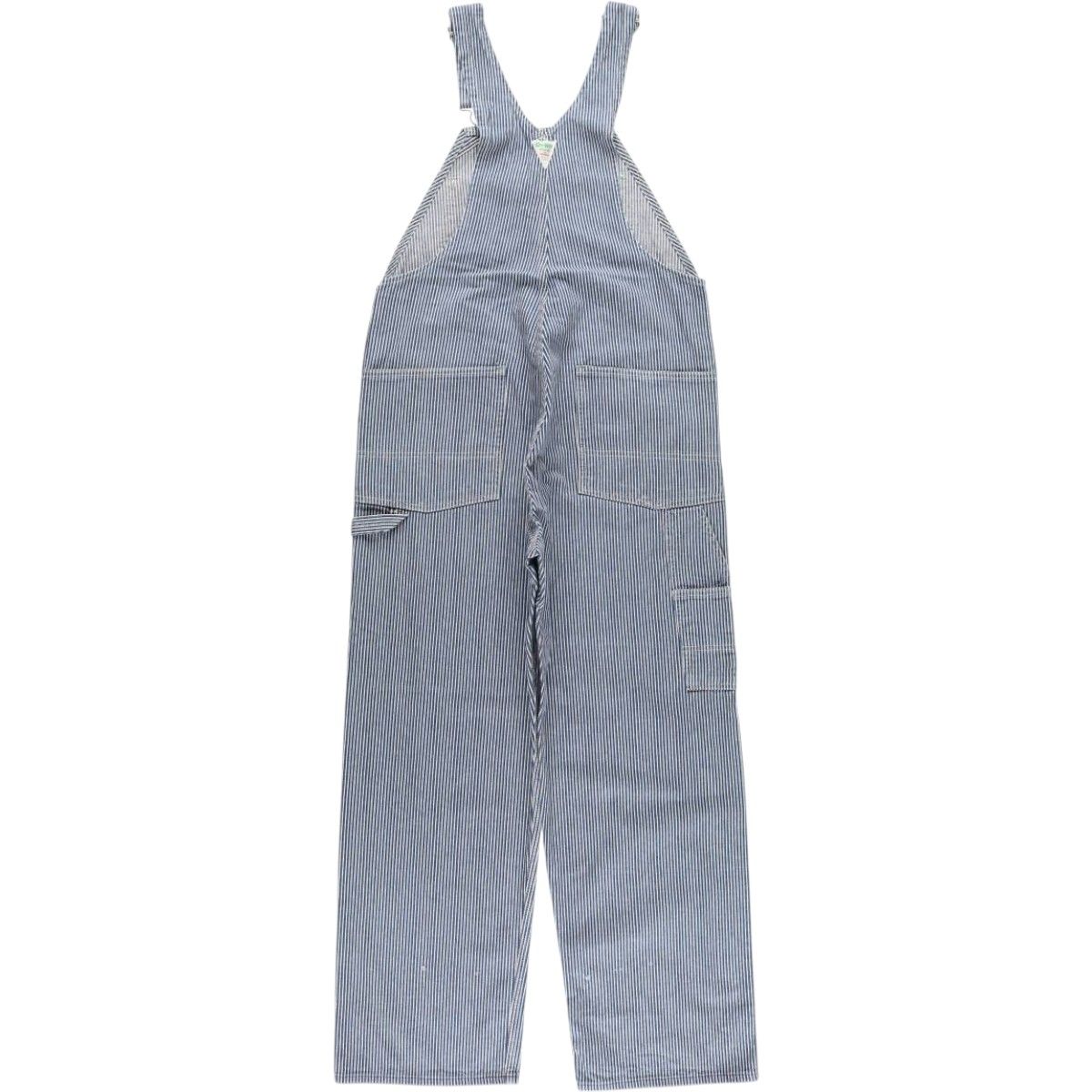 【安心の正規品】 古着 ビッグサイズ 70年代 オシュコシュ Osh kosh ヒッコリーストライプ オーバーオール メンズw43相当 ヴィンテージ|eaa589282 品質保証で、高速配送！