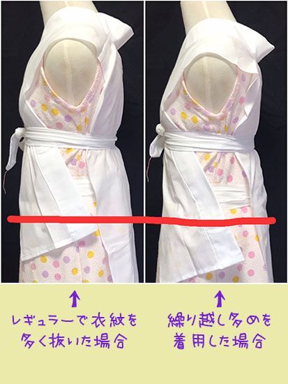 ＊ハンドメイド＊ふだんきもの杏オリジナル♪サラシの身頃付き美容衿 《ふだんきもの杏》うそつき衿 半襦袢 - ふだんきもの杏 - メルカリ