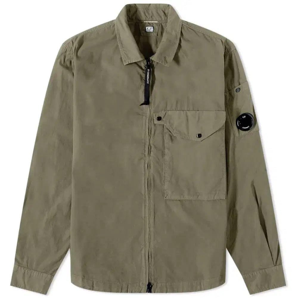 22FW CP レンズ ポケット ジップアップ シャツ L