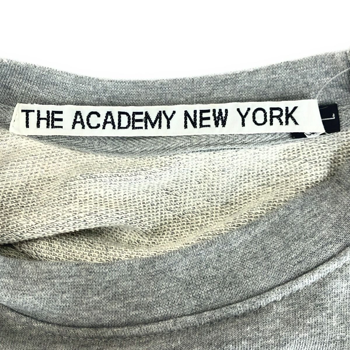 THE ACADEMY NEW YORK ザ アカデミー ニューヨーク 21SS CREW NECK クルーネックスウェットトレーナー 21070510001310 グレー L IT7Q7Y7DIERQ THE ACADEMY NEW YORK ザ アカデミー ニューヨーク 21SS CREW