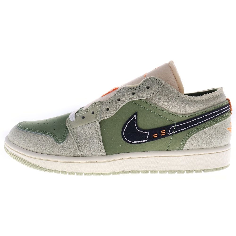 NIKE (ナイキ) AIR JORDAN 1 LOW SE Craft Light Olive/Black エアジョーダン ローカットスニーカー グリーン/ブラック US10/28.0cm FD6819-300