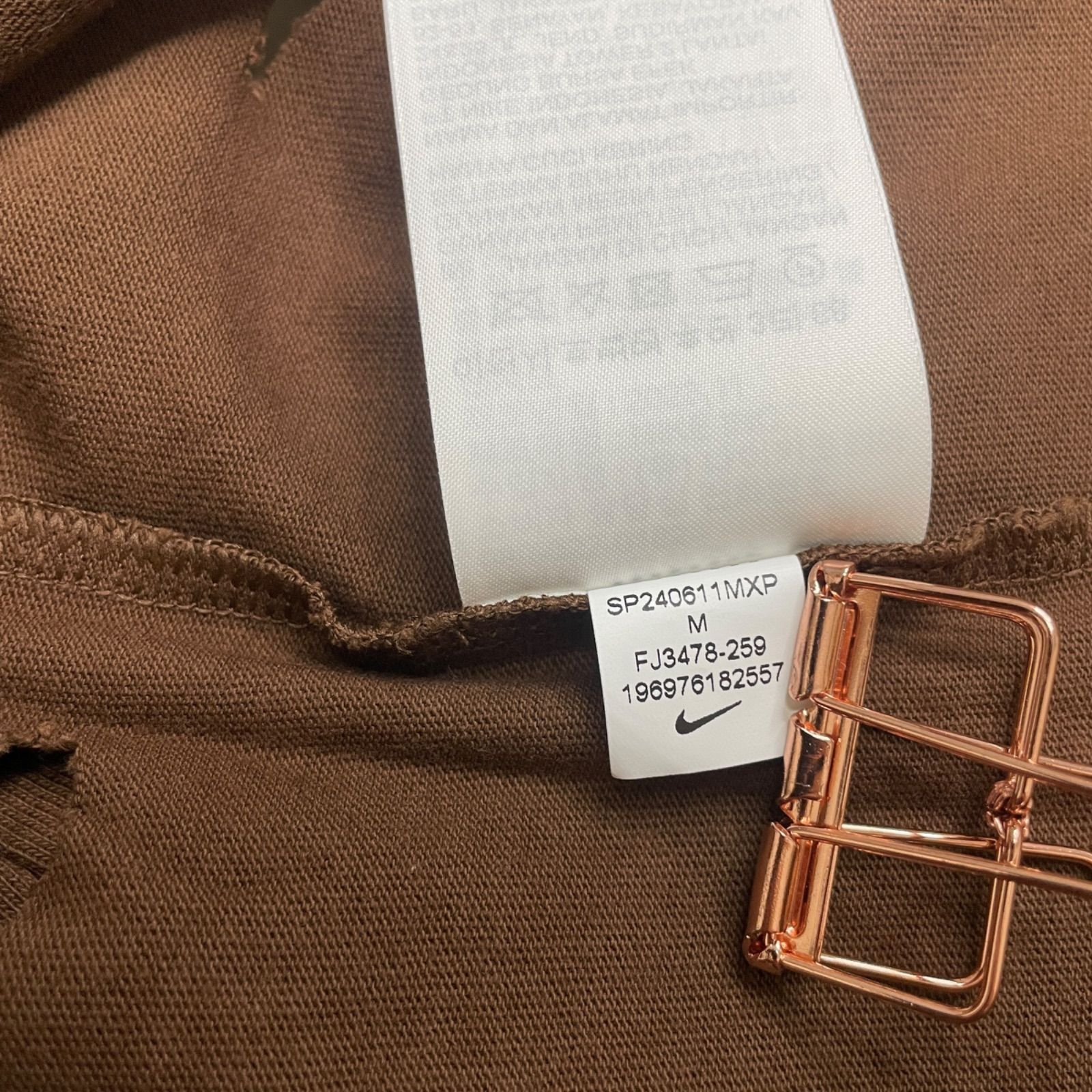 定価11110円 Jacquemus Nike Nrg He S/S Tee FJ3478-259 ブラウン M