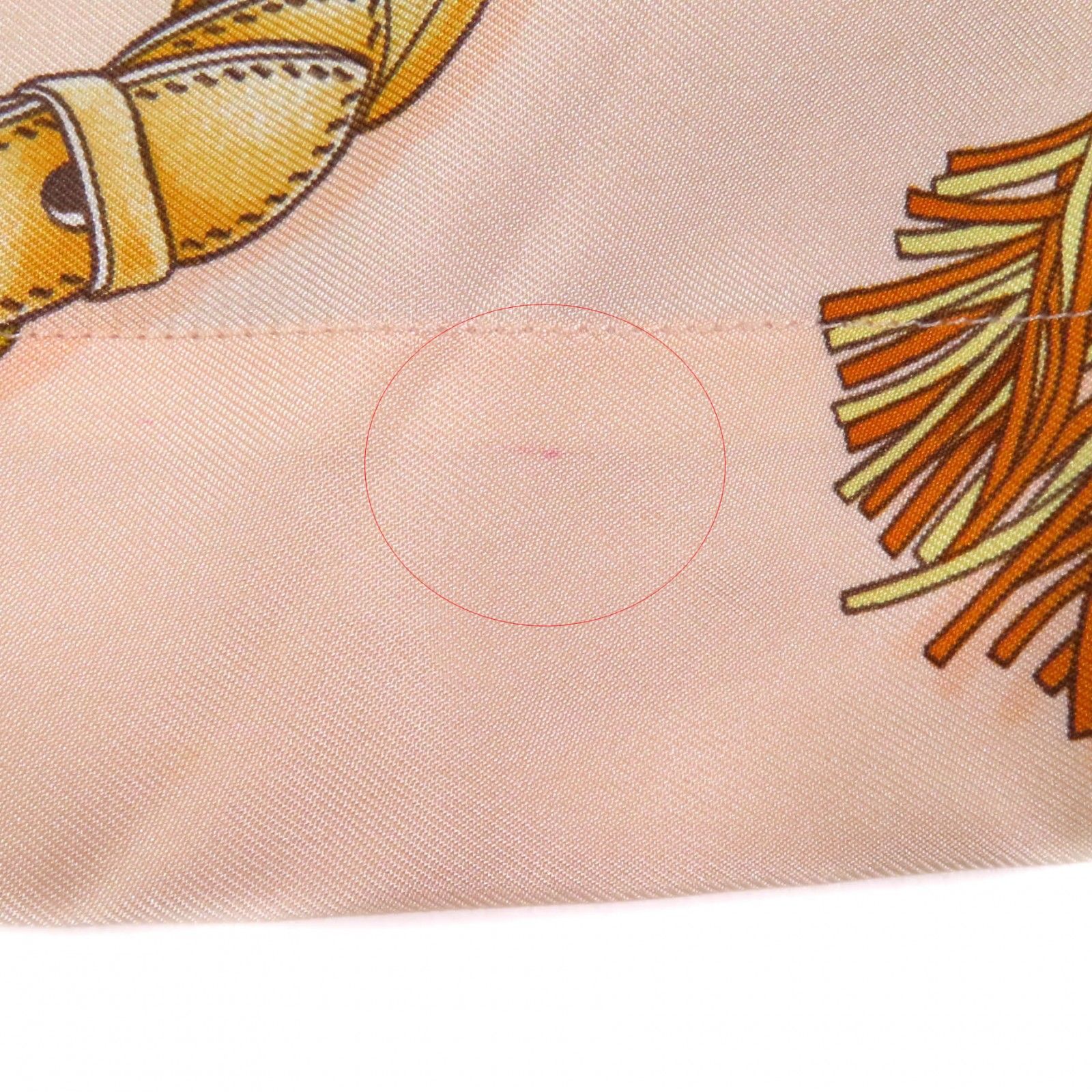 HERMES / エルメス | ヴィンテージ シルク ニット切替 プリント ポロシャツ | L | ブラウン | レディース 美品☆HERMES エルメス ヴィンテージ カシミヤ混 ツイルレーヌ