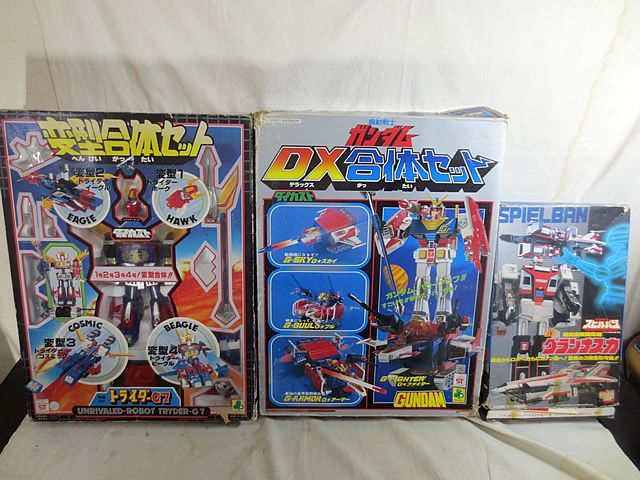 美品　ポピー　クローバー　超合金　DXガンダム　トライダーG7　スタークロー　グランナスカ　セット