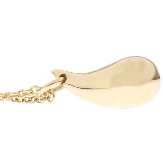 新品仕上げ済）ティファニー TIFFANY ティア ドロップ ネックレス K18  