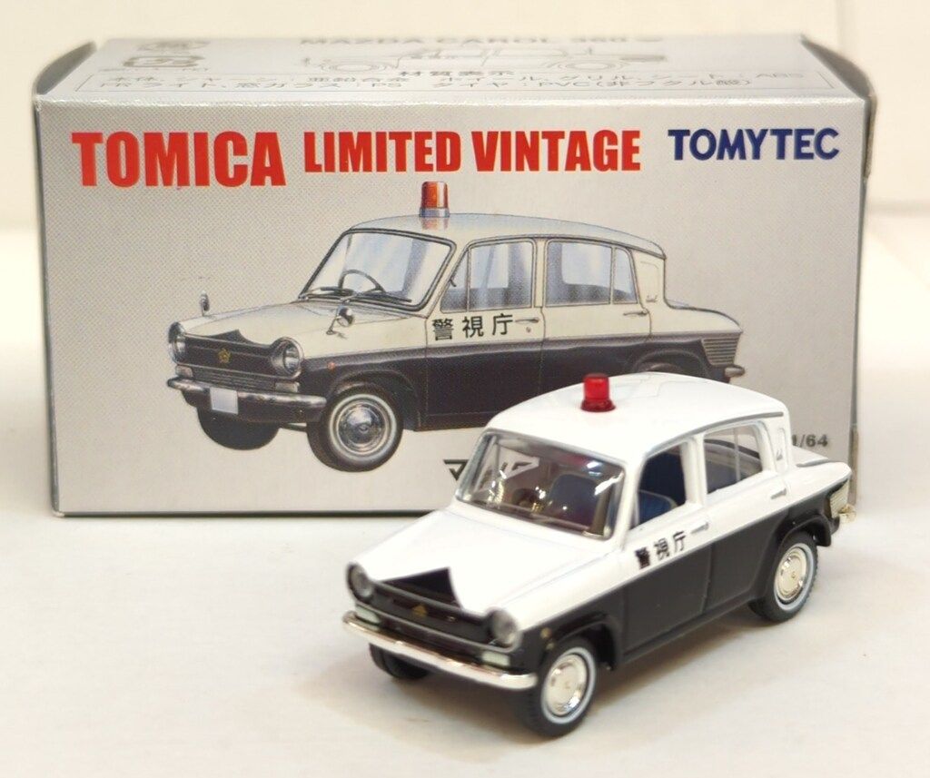 トミカリミテッドヴィンテージ　マツダキャロル360　パトカー　 ショップ限定 トミカリミテッドビンテージ マツダ キャロル360パトカー