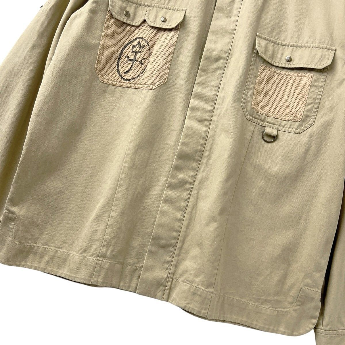 CASTELBAJAC◆長袖シャツ/4/コットン/WHT/ギンガムCK ３０％OFF 2025春夏新作 カステルバジャック 綿×麻 長袖