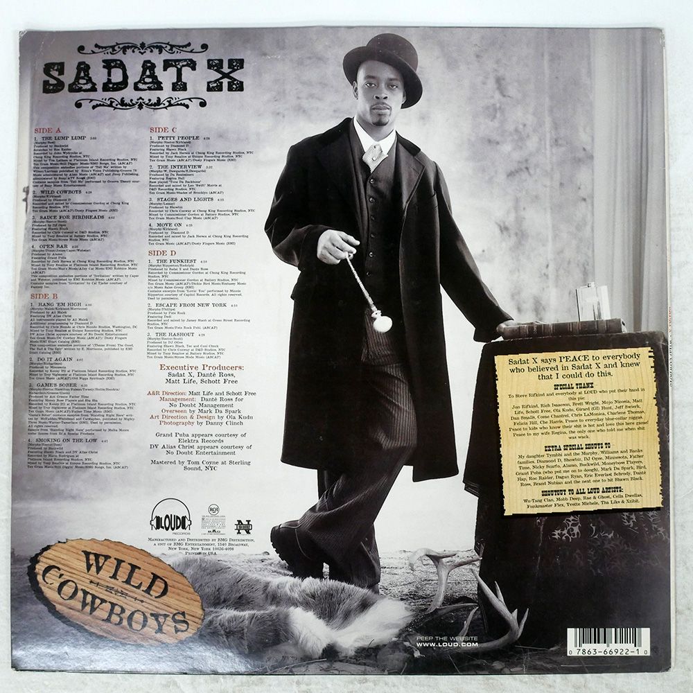US盤 SADAT X/WILD COWBOYS/LOUD 7863669221 LP - メルカリ