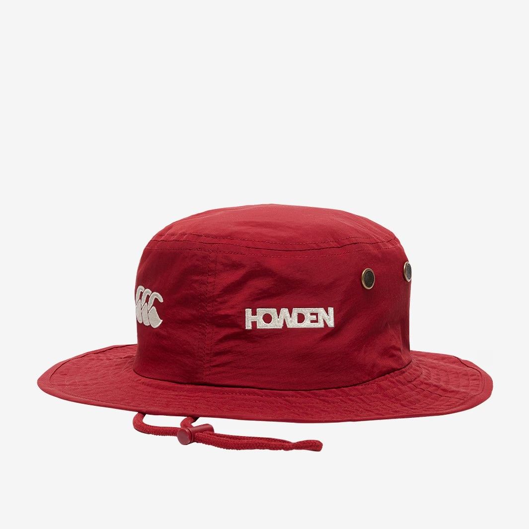 送料無料 匿名配送 カンタベリー ラグビー ブリティッシュ&アイリッシュ ライオンズ 2025 バケットハット バケハ 赤 レッド 公式モデル 日本未発売