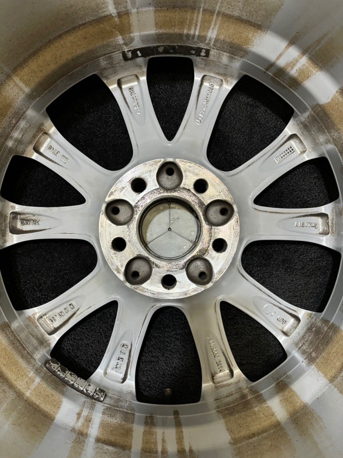 ☆ベンツ Eクラス 純正 17インチ 7.5J +40 112 5H アルミ