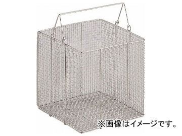 トラスコ中山 ステンレス洗浄カゴ 角型 有効内寸242×242×246 TSK-2525N