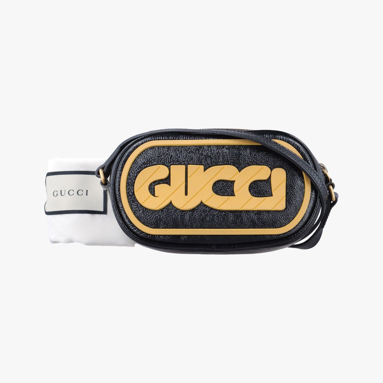 グッチGucciゲームパッチロゴブラックパテント524312
