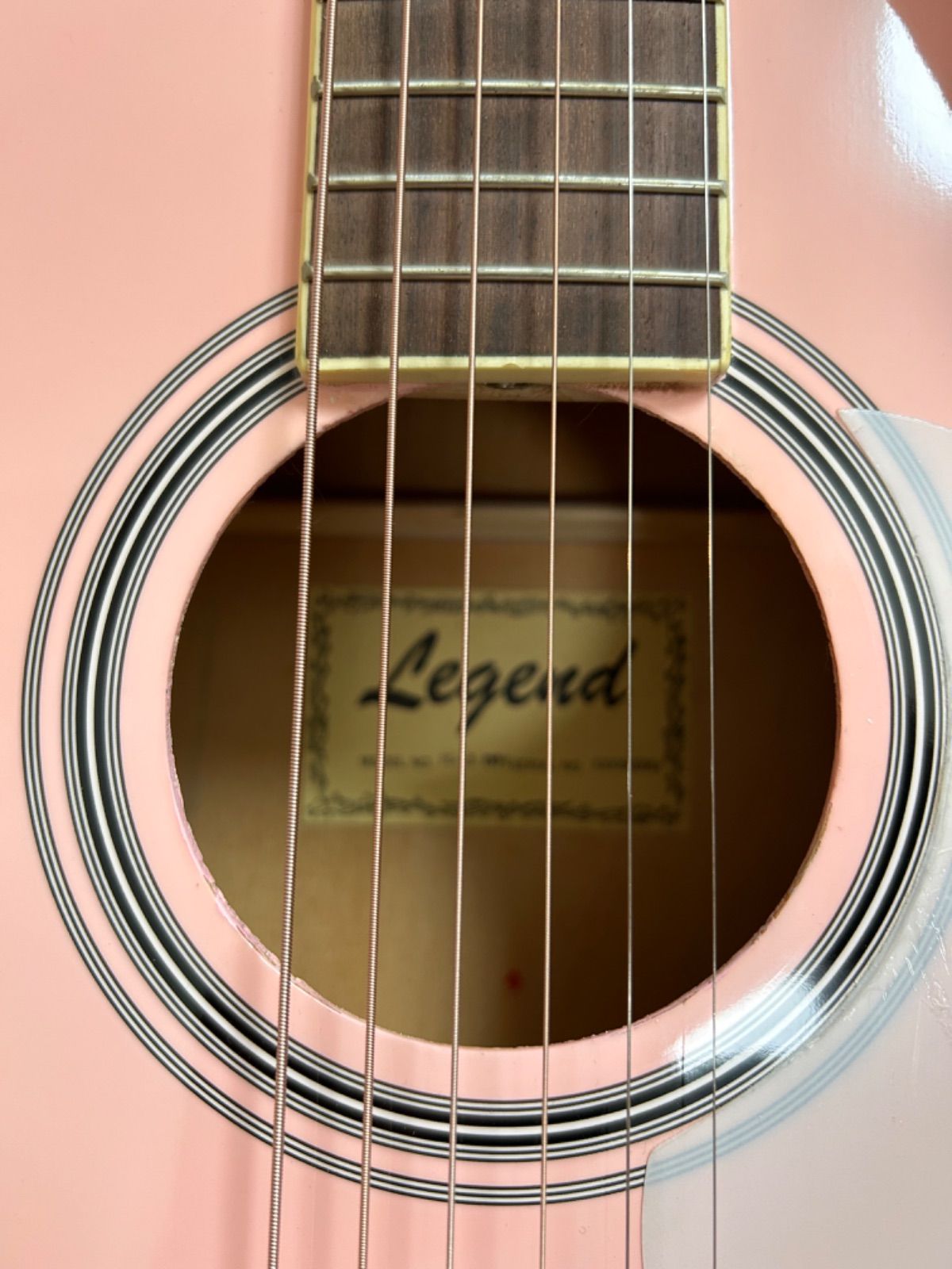 LEGEND Legendアコースティックギター きえ FG-15 珍しいピンク色