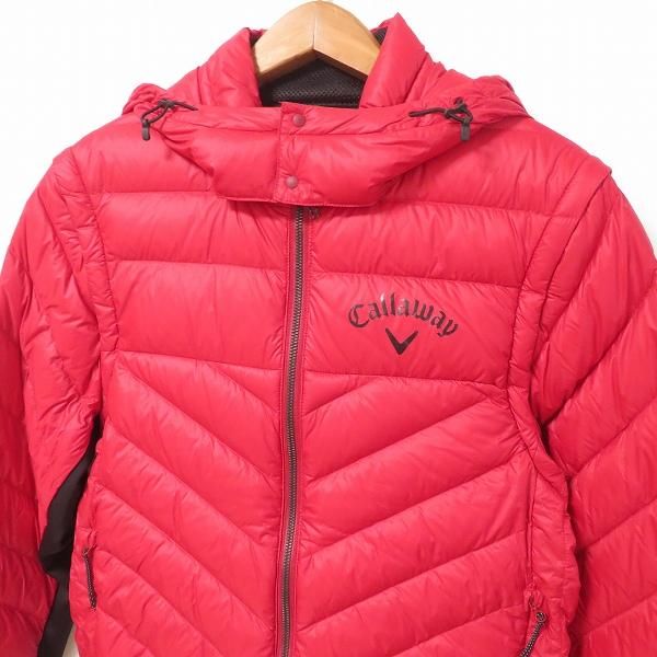 wnc キャロウェイ Callaway Golf ダウンジャケット ダウンベスト M 赤