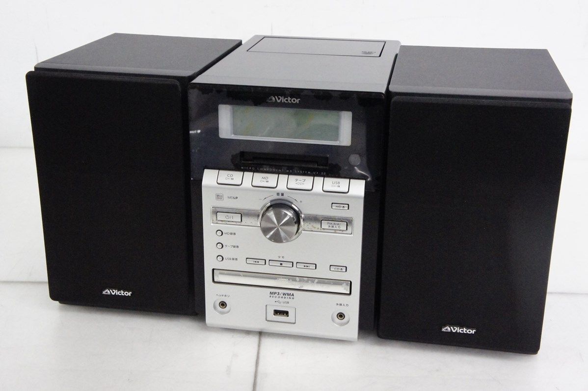 JVC Victorビクター マイクロコンポーネントMDシステム CD MD USB MDLP対応 UX-Z2 MDコンポ