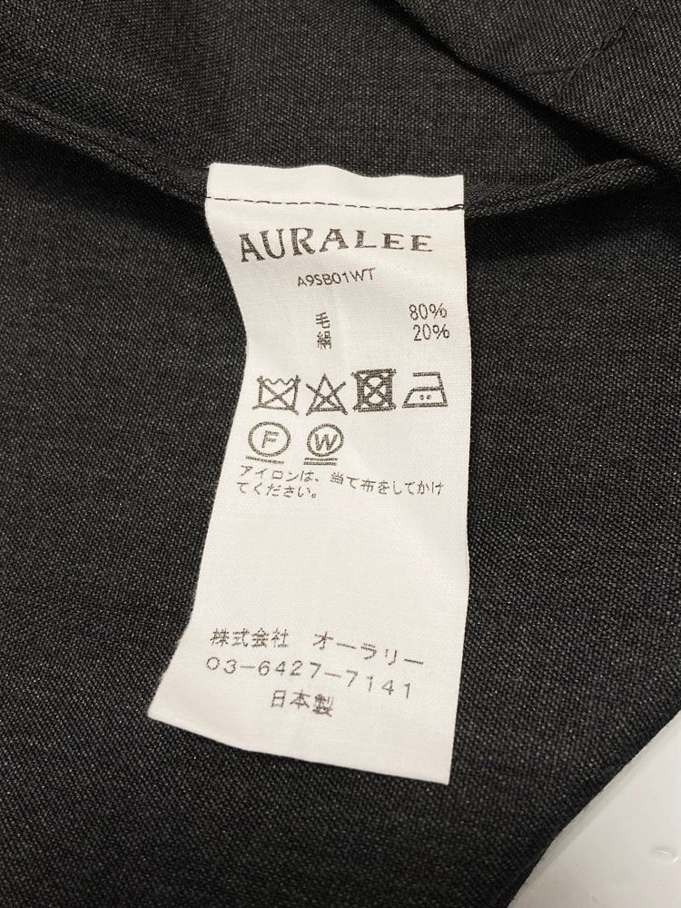 オーラリー AURALEE WOOL SILK TROPICAL SHIRTS JACKET 