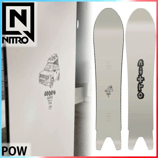 23-24 NITRO / ナイトロ POW パウ メンズ レディース スノーボード パウダー カービング 板 2024 型落ち 154W