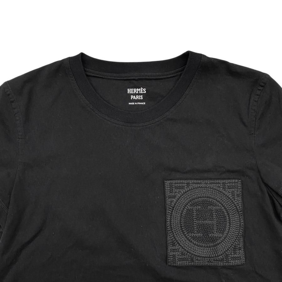 刺繍入りポケット コットン