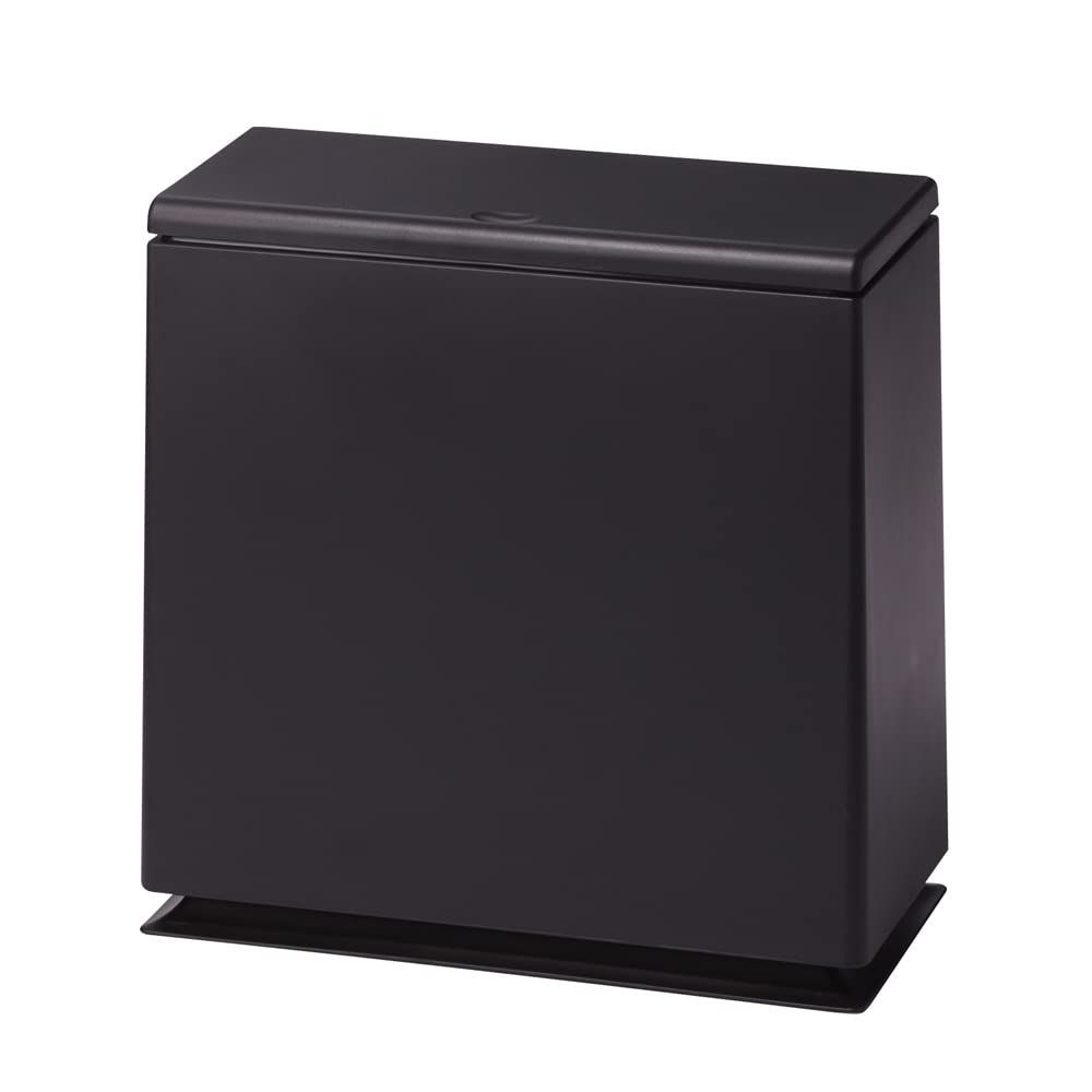 e 8.5_06 ブラック ideaco イデアコ ゴミ箱 フタ付き ブラック 8.5L TUBELOR kitchen flap チューブラー キッチンフラップ