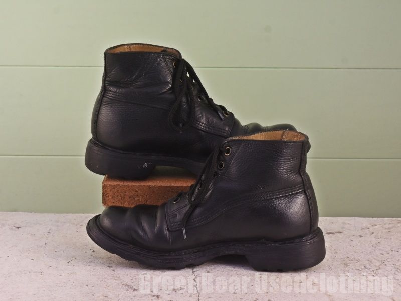  B 760 ビンテージ RUGAK ベルギー軍ブーツ 黒 ブラック メンズ 43 26.5 cm その他 靴