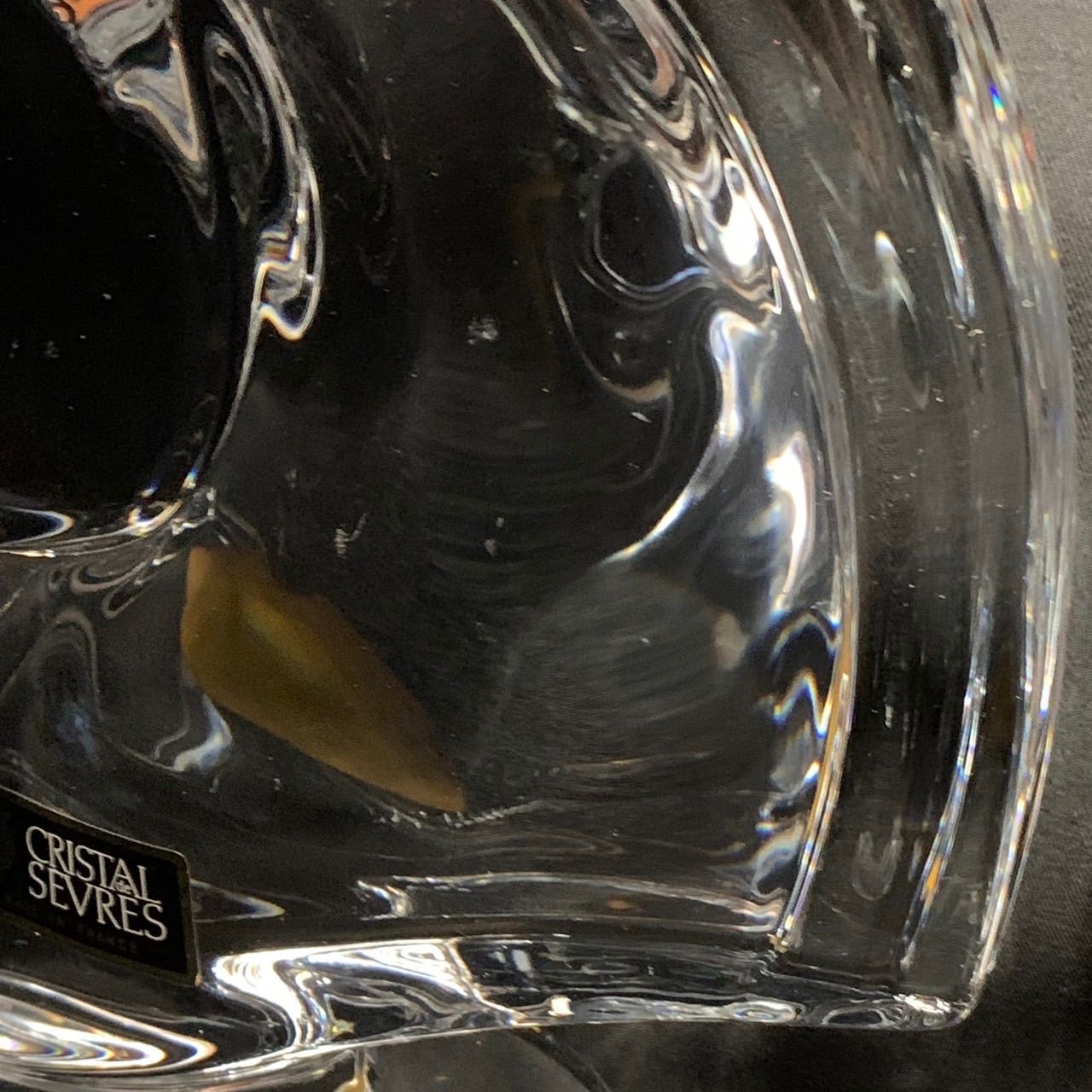 CRISTAL de SEVRES セーブル 馬 クリスタルガラス 置物 SEVRES