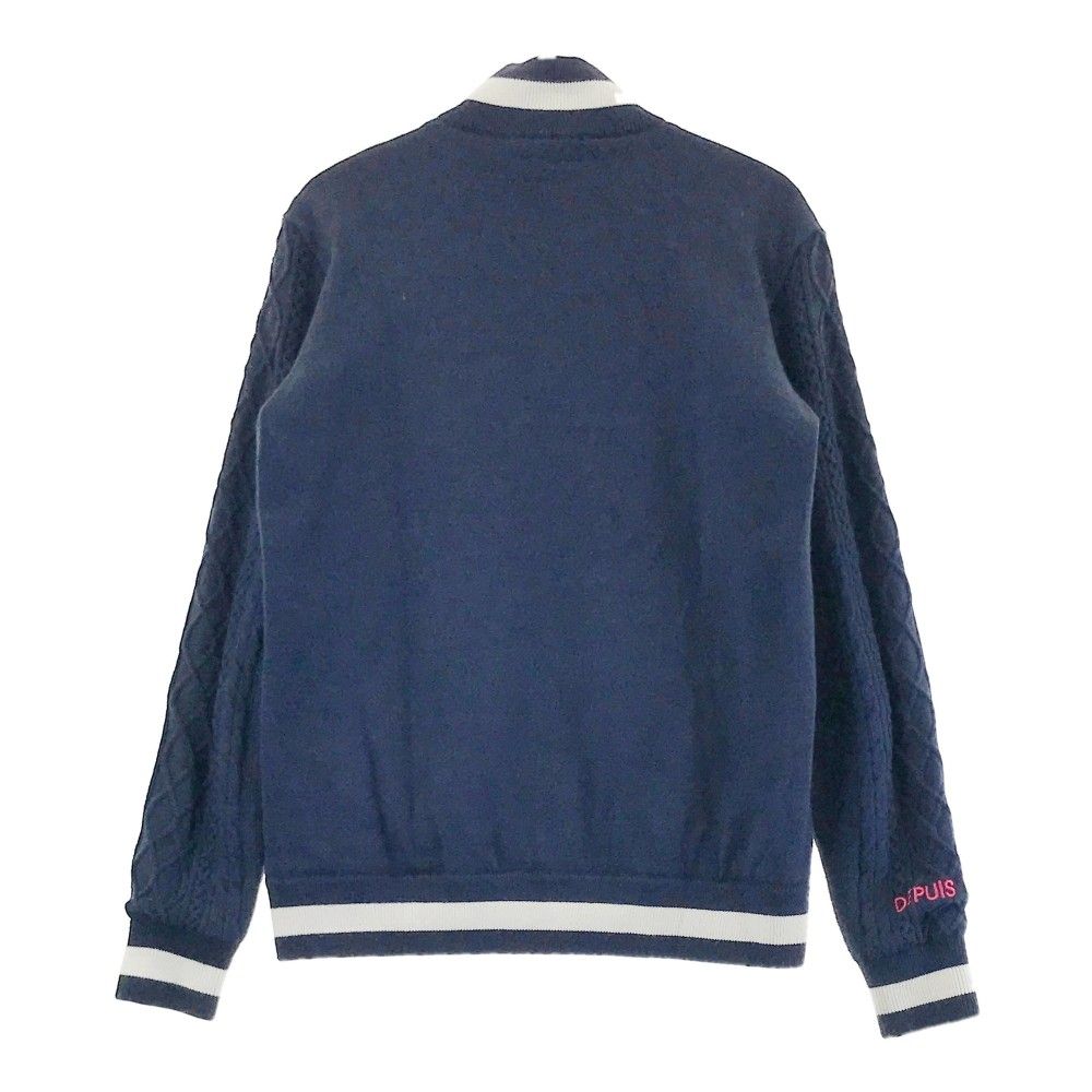 サイズ：M LE COQ GOLF ルコックゴルフ ニット切替 ジップ