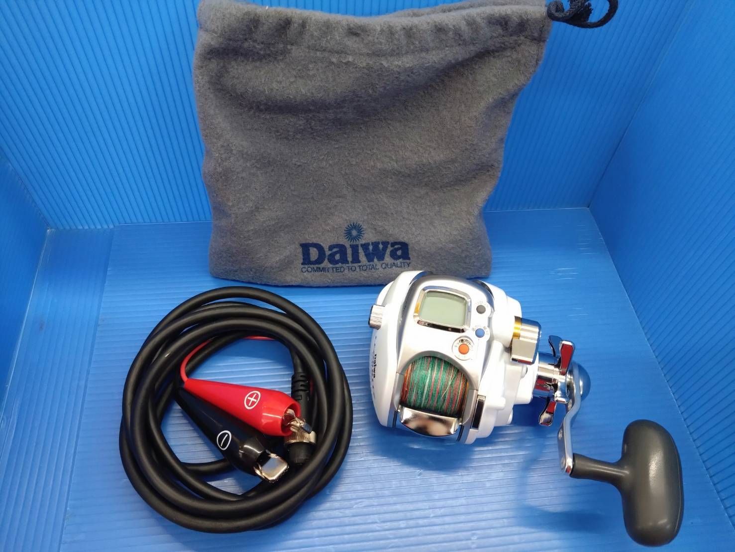 日本製 ダイワ レオブリッツ 270MM 電動リール 右巻き 船釣り 巻上距離1.3㎞ 稼働時間17ｈ 駆動良好 03