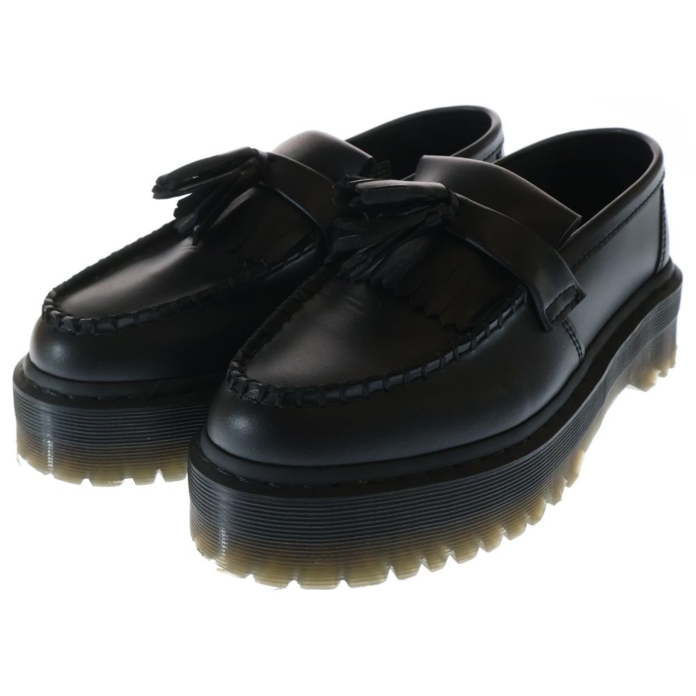 Dr.Martens ドクターマーチン VEGAN ADRIAN FELIX PLATFORM TASSEL LOAFERS 30648001 ビーガン エイドリアン フェリックスプラットフォームローファー シューズ ブラック レディース
