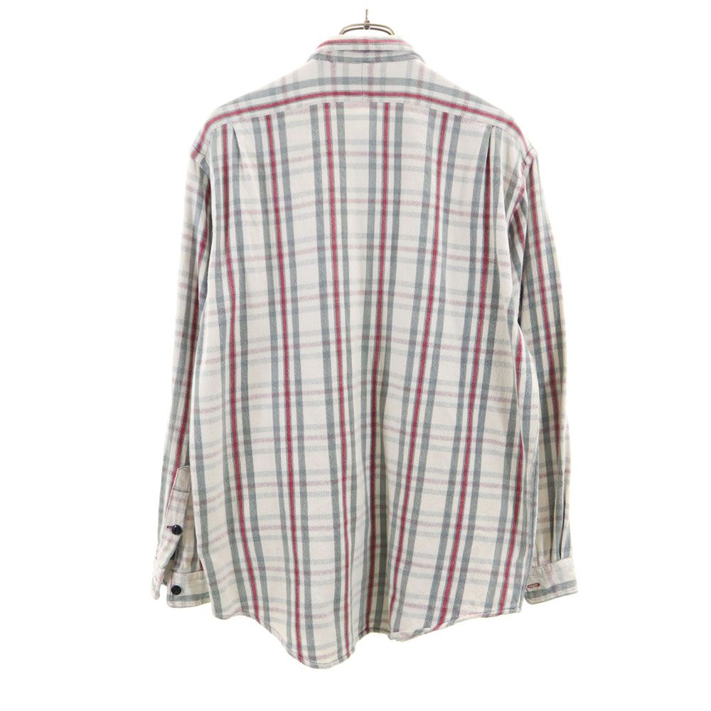 90s 初期タグ　三ツ星　RRL チェック柄 長袖シャツ　LサイズVintage RRL 90s 初期タグ 赤3星 オールド チェック柄 長袖 シャツ L
