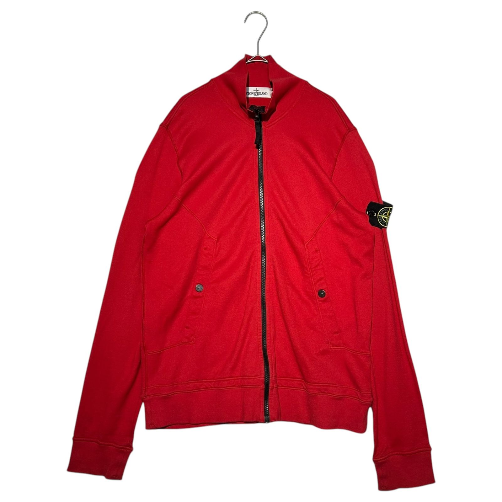 STONE ISLAND ストーンアイランド 2012~13 s Zip-up high neck sweatshirt cardigan ジップアップ ハイネック スウェットカーディガン 561563256 L レッド