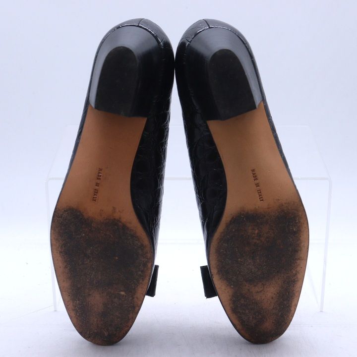Salvatore Ferragamo 黒　パンプス　ヴァラ サイズUS7 ヴァラ - ウィメンズ | Ferragamo