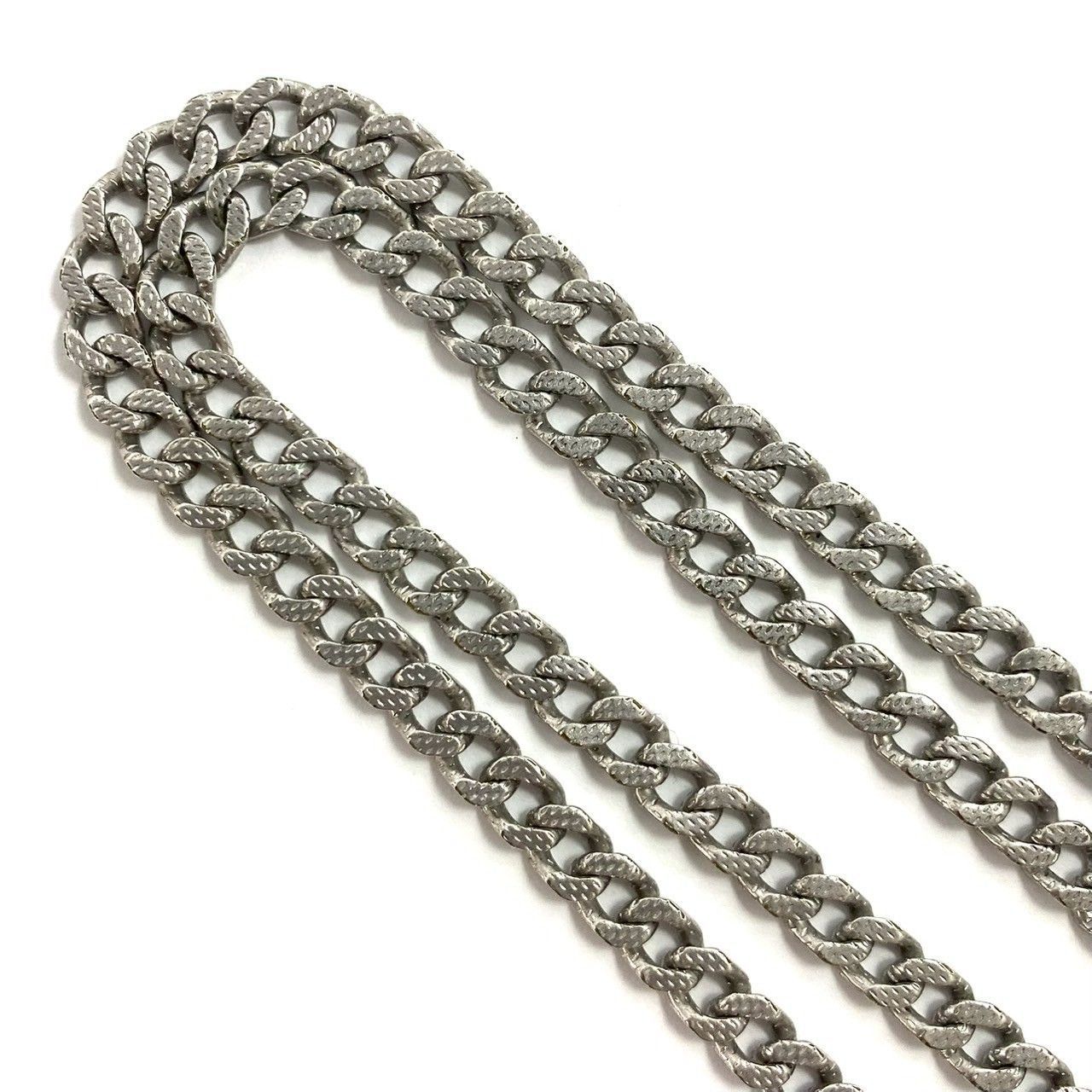 LOUIS VUITTON】プレート チェーン ネックレス GL 0110 DH80557