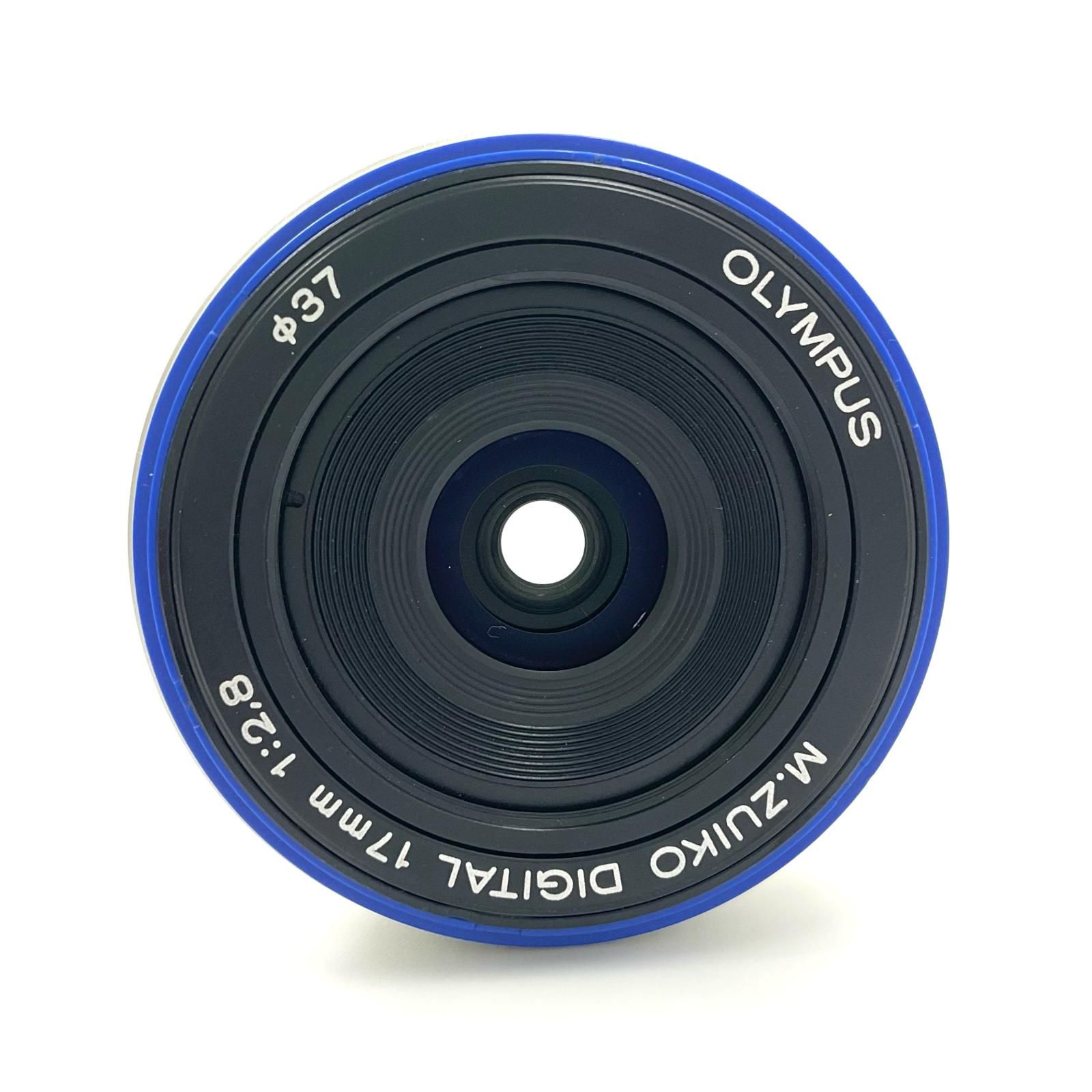 【返品保証】OLYMPUS M.ZUIKO DIGITAL 17mm F2.8 OLYMPUS M.ZUIKO DIGITAL 17mm F2.8 シルバー 美品 動作確認済