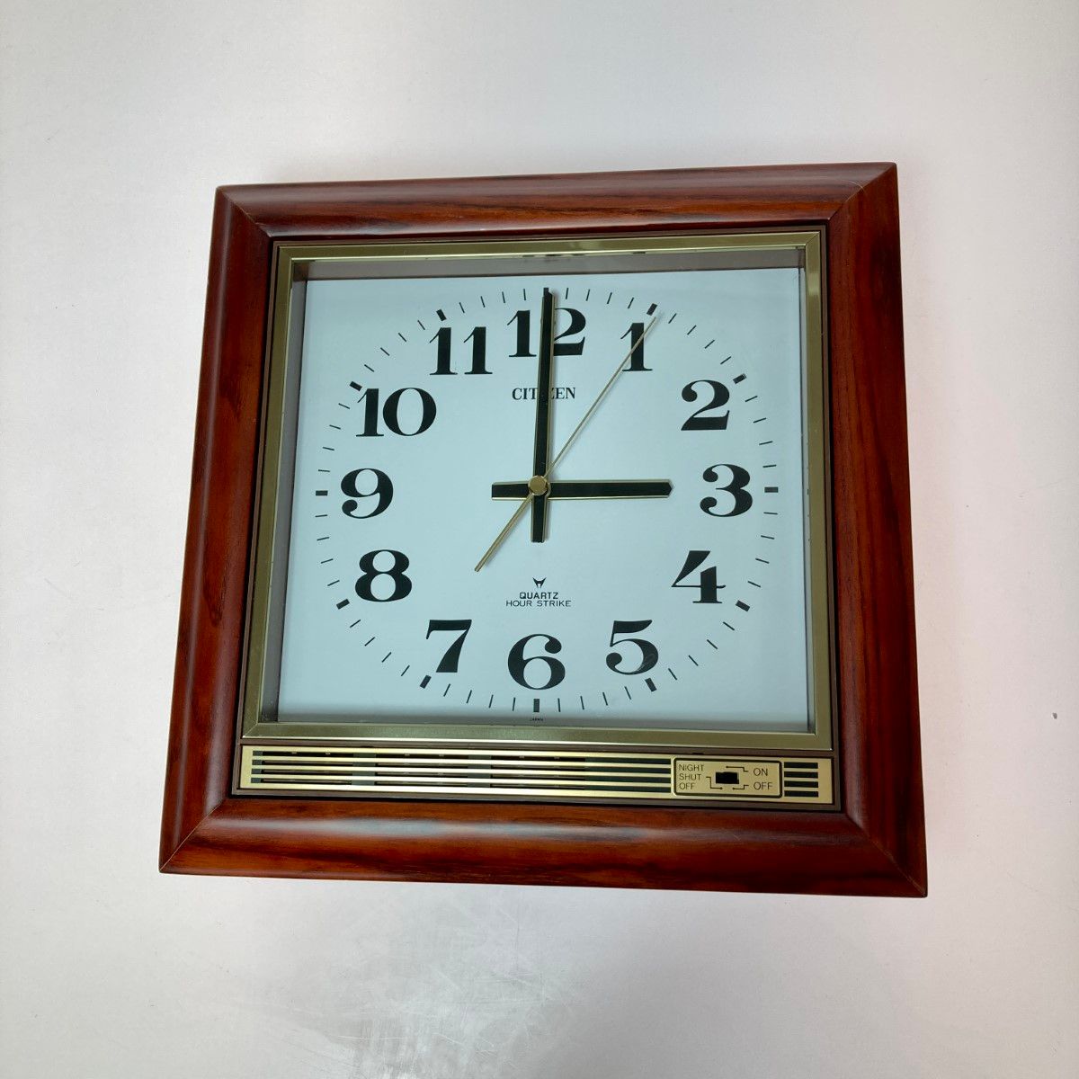 CITIZEN 壁掛け時計 シチズン 時間調整済 昭和レトロ スペースエイジ