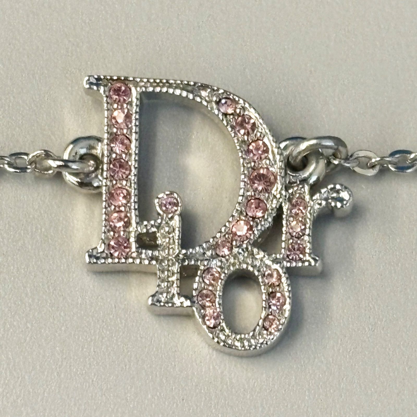 Christian Dior クリスチャン ディオール ピンク ラインストーン