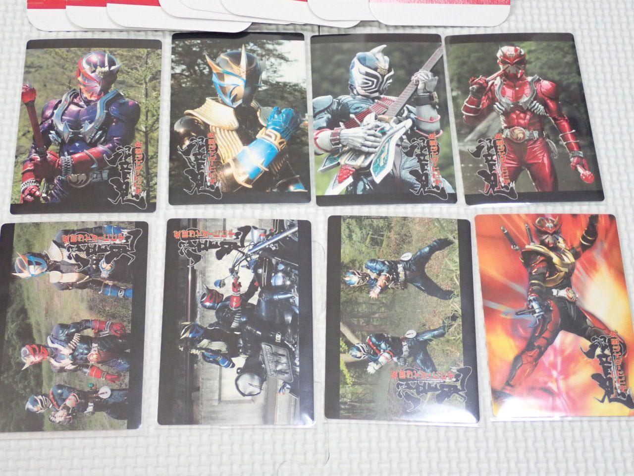 仮面ライダー響鬼 ソーセージ 第1弾 アクションカード 8種類セット 空箱付 仮面ライダー響鬼 ソーセージ 第1弾 アクションカード 8種類