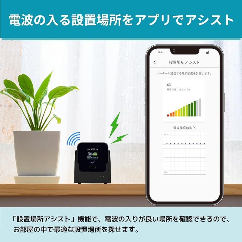 eSIM対応4GモバイルWi-Fiルーター 1